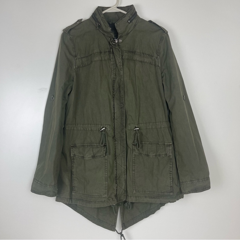 Levi’s Lightweight Cotton Hooded Utility Jacket, Small - Picture 2 of 15